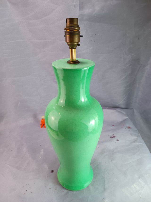 Lampara japonesa vintage mid-century ceramica