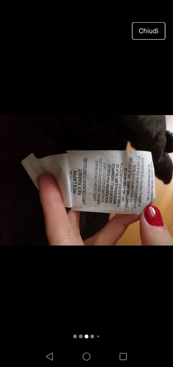 Giubbino donna marrone collo pelo rex rabbit tagli