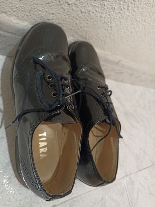 Zapatos comunión niño charol