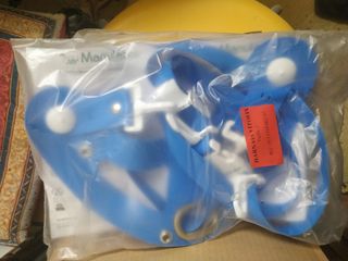 delantal de carnicero y arnés.