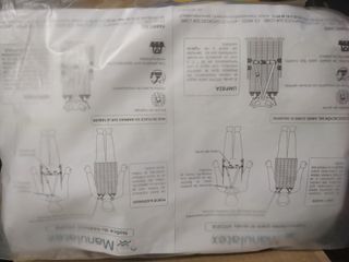 delantal de carnicero y arnés.