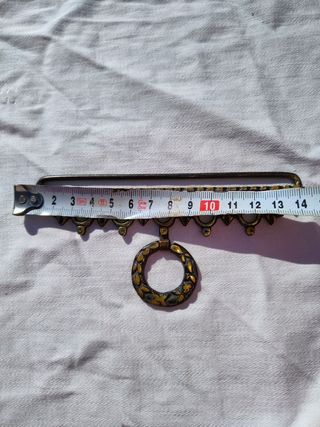 Bronce antiguo herraje Bell Pull tapiz muebles XIX