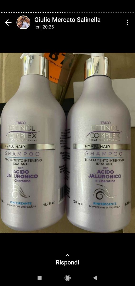 Shampoo retinol complex