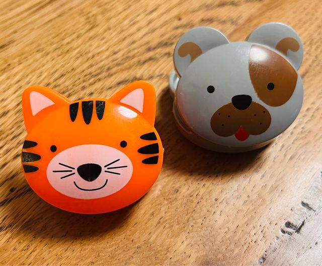 Set 2 chiudipacco "Cane e Gatto"