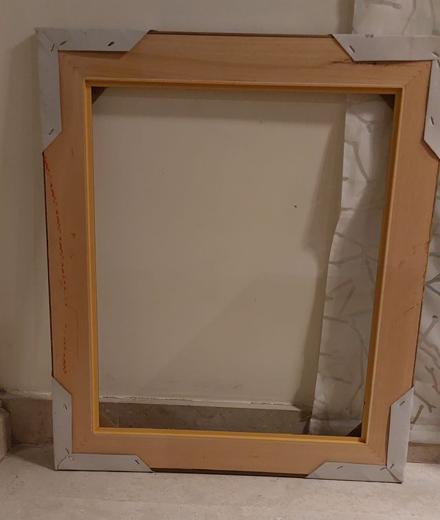 Marco madera pan de plata NUEVO