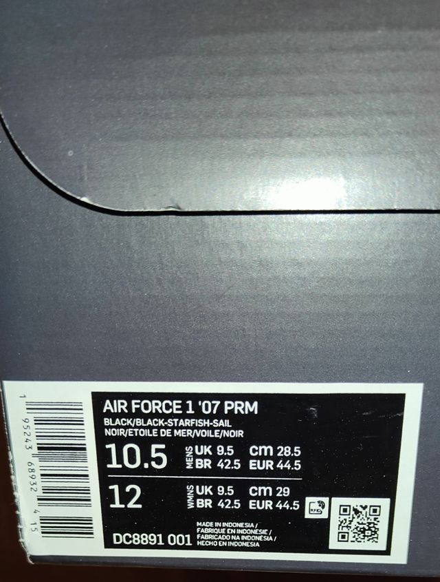 Nike Air Force 1 '07 PRM (Premium) "Halloween"