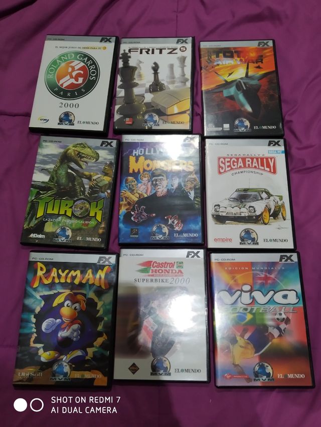 Lote 9 juegos PC.CDROM de segunda mano por 60 EUR en Madrid en WALLAPOP