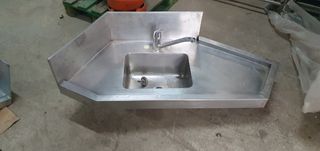 Fregadera inoxidable 1 poza