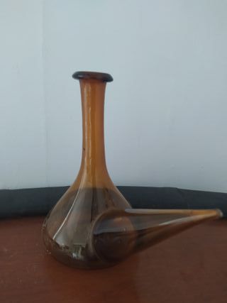 porron vidrio ambar
