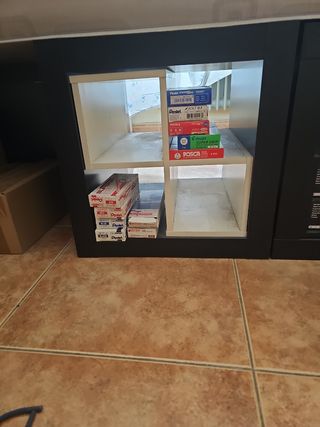 kallax 1 hueco, cajoneras, puertas y separador