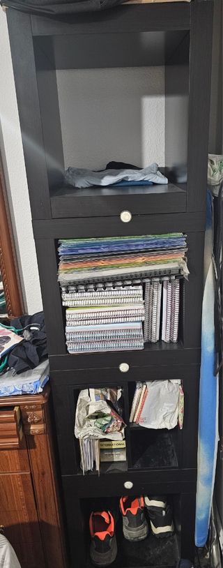 kallax 1 hueco, cajoneras, puertas y separador