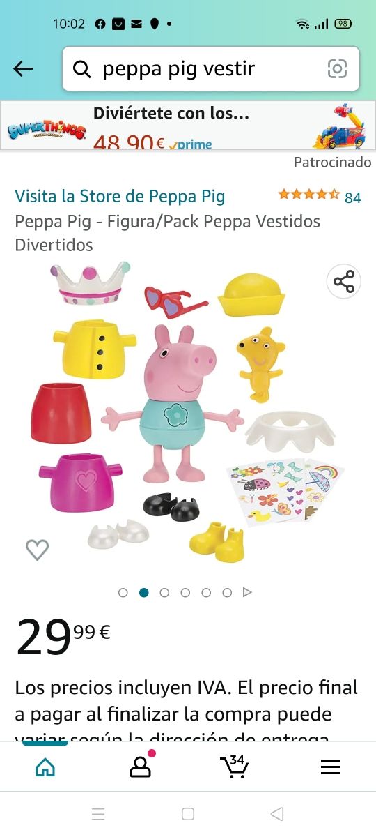 Juguetes de encajables ropa