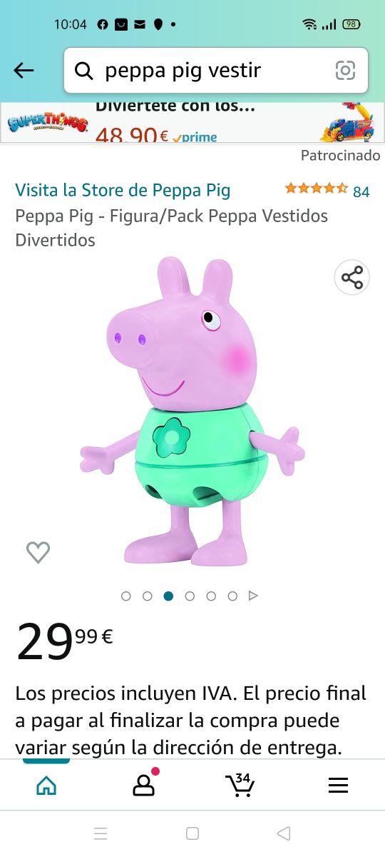 Juguetes de encajables ropa