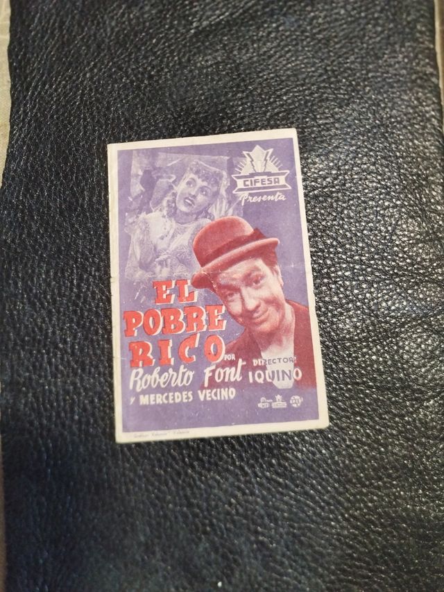 Triptico El pobre Rico año 1942