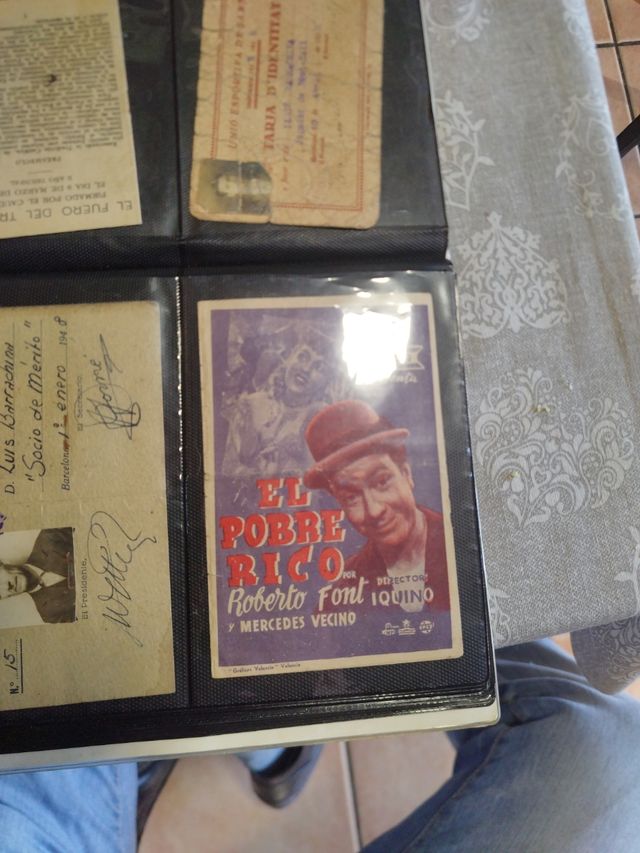 Triptico El pobre Rico año 1942