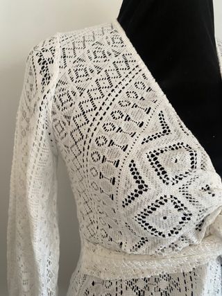 Blusa encaje Oysho XS