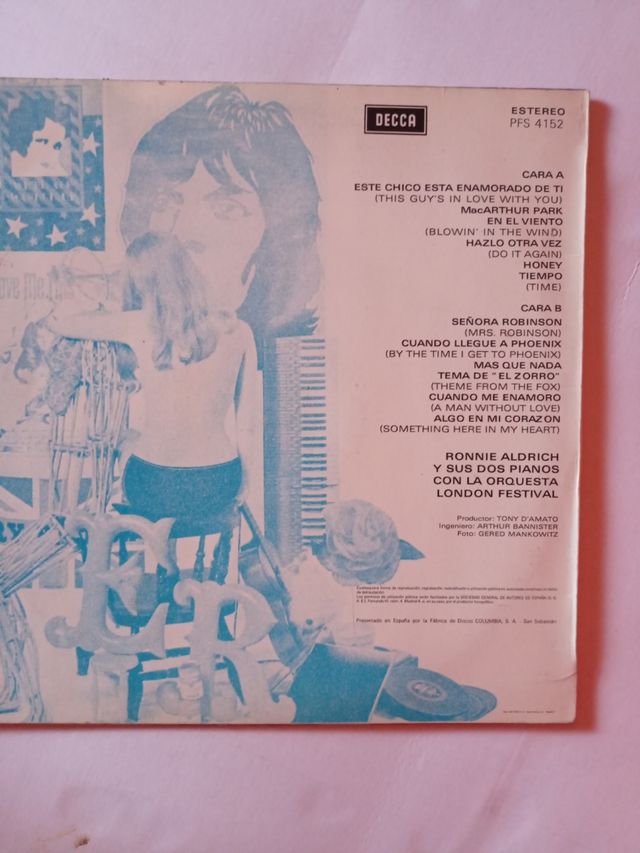 vinilo Ronnie Aldrich y sus 2 pianos