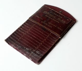 Antiguo directorio, Farmacia Salvador Rubió, Bcn