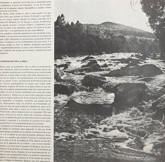 Smetana. Mi patria - "MA VLAST".  (Caja de 2 Lps)