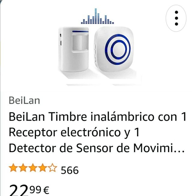 Timbre para el movimiento