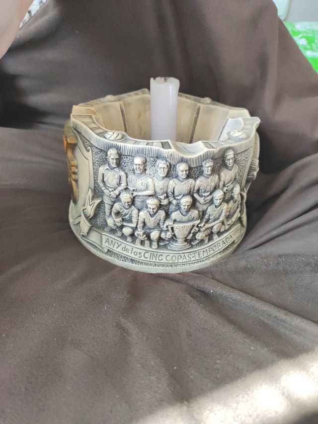 Portavelas/cenicero Futbol club Barcelona