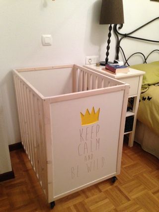 Minicuna colecho madera 