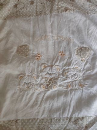 Edredon y Funda Nordica para cuna y minicuna 82x66
