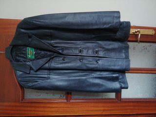 Americana piel hombre
