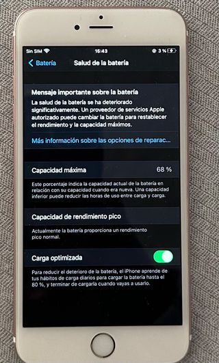 Iphone 6s plus Oro rosa