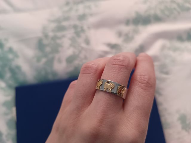 Vendo anillo de leones