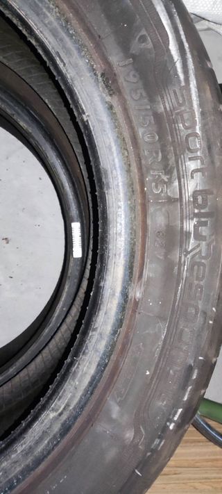 2 Neumáticos Dunlop 195/50/15 blue response