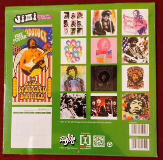 Calendario 2017 Jimi Hendrix