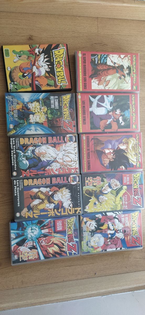 Películas dragón ball z VHS