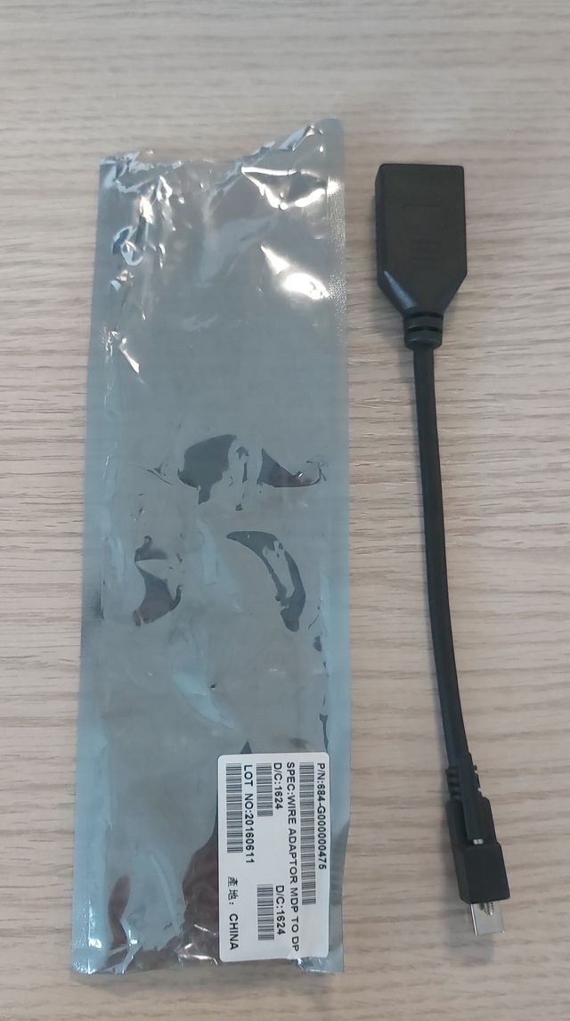 adattatore a 2 fili da MDP a DP Display Port