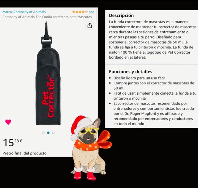 FUNDA CORRECTORA MASCOTAS