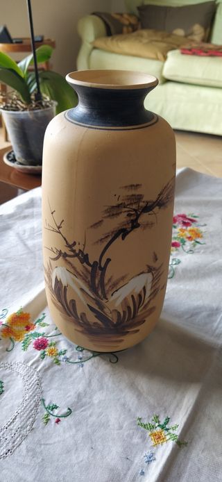 Vaso artigianale in terracotta stile "Africa"