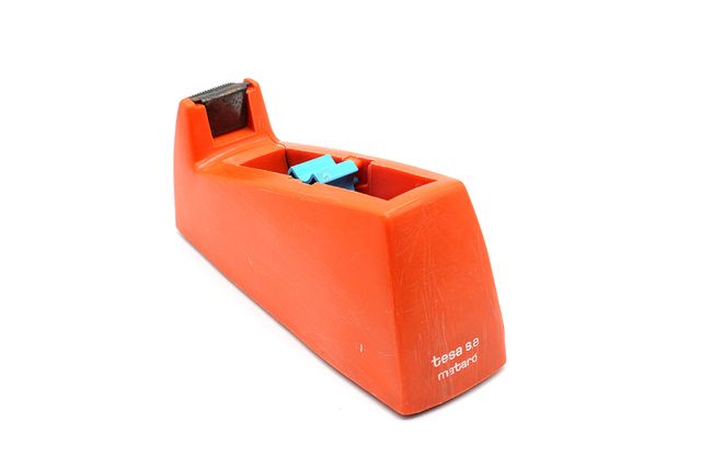 Dispensador de celo vintage. Marca Tesafilm. Tesa