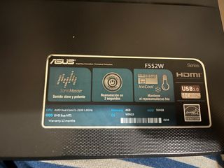 Portatil Asus para reparar