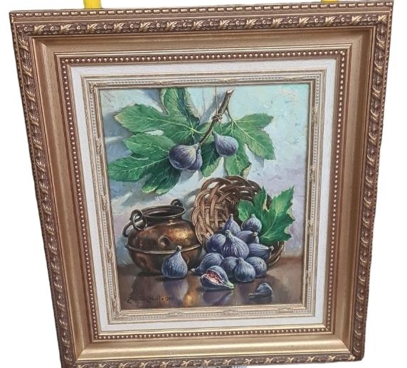 Cuadro al óleo. J. monzon