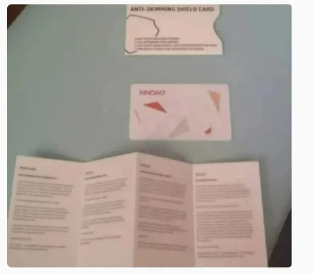 Tarjeta Anti-Skimming. Anti robo de datos