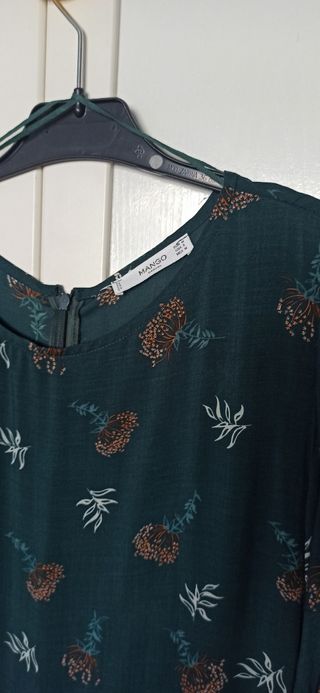 Vestido fluido verde
