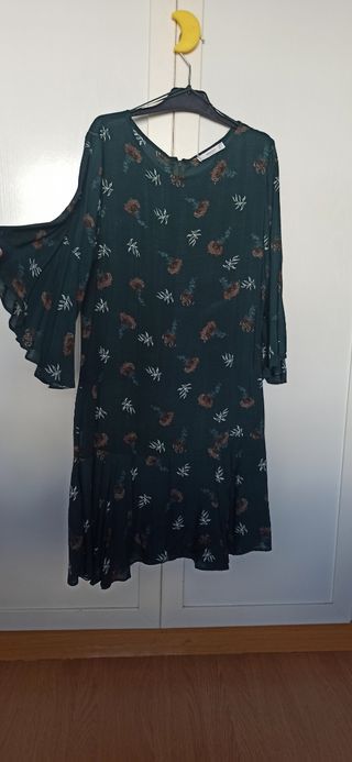 Vestido fluido verde