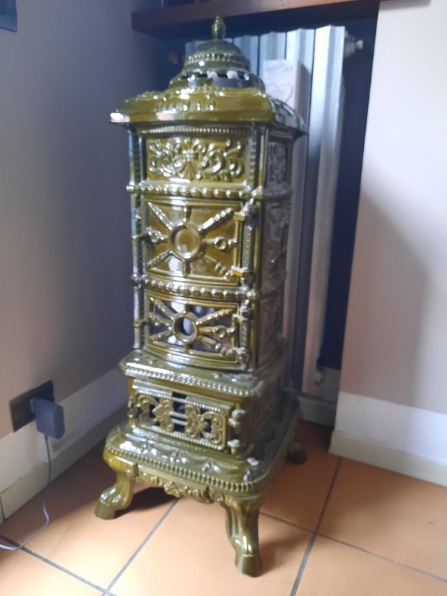 stufa a gas in ghisa