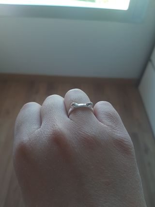 Anillo de Plata con orejitas de gato