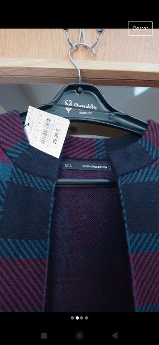 Chaqueta larga Sfera Talla S.Nueva
