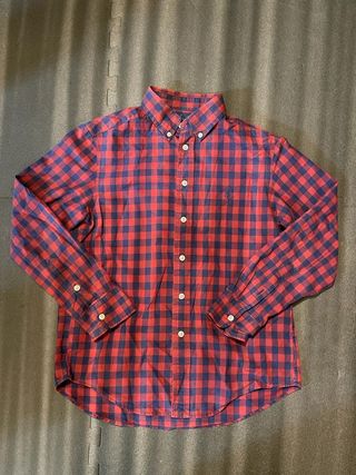 Lote con camisa de cuadros Ralph Lauren para niño.
