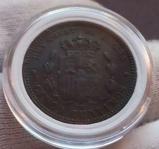 5 CÉNTIMOS 1879 ALFONSO XII