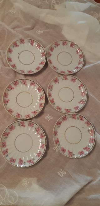 Antiguas tazas de cafe o te porcelana Santa Clara