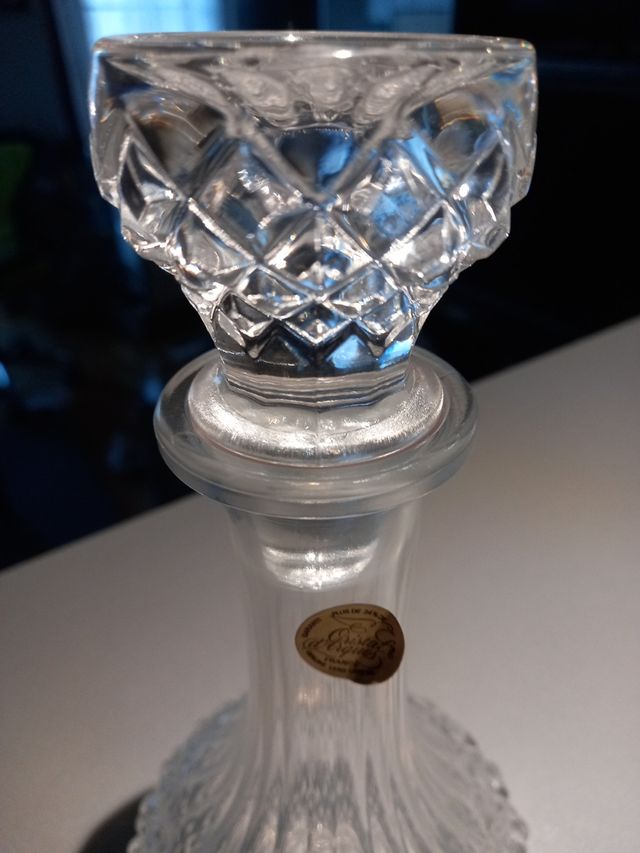 Juego licorera y vasos