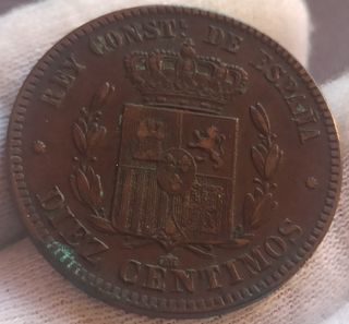 10 CÉNTIMOS 1878 ALFONSO XII 